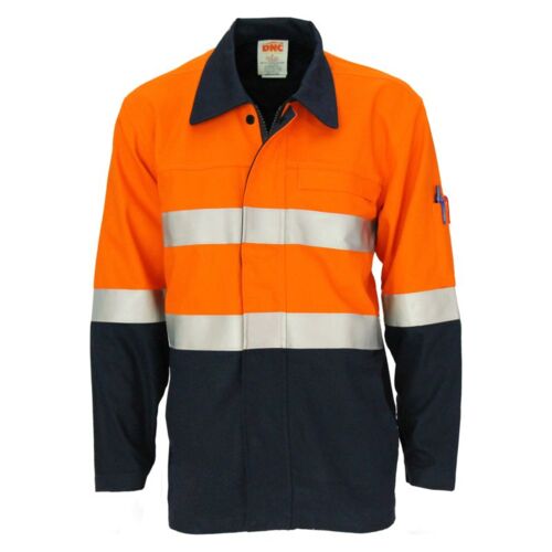 Patron Saint Flame Retardant Two Tone Drill ARC Rated Welder's Jacket with LOXY F/R Tape Thumbnail