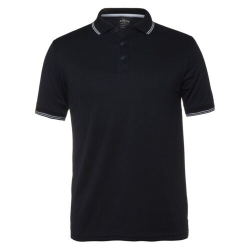 Mens Jacquard Contrast Polo Thumbnail