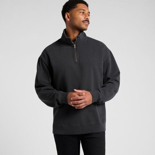 Mens Relax Faded Half Zip Thumbnail