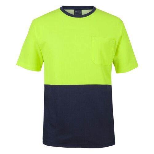 Mens Hi Vis Cotton Back Tee Thumbnail