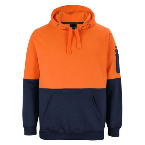 Mens Hi Vis Pull Over Hoodie Thumbnail