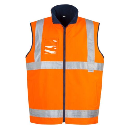 Mens Hi Vis Lightweight Fleece Lined Vest Thumbnail