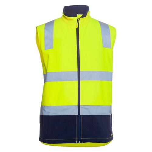 Mens Hi Vis (D+N) W/Resist Softshell Vest Thumbnail