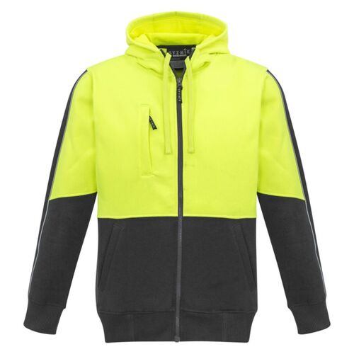 Unisex Hi Vis Full Zip Hoodie Thumbnail