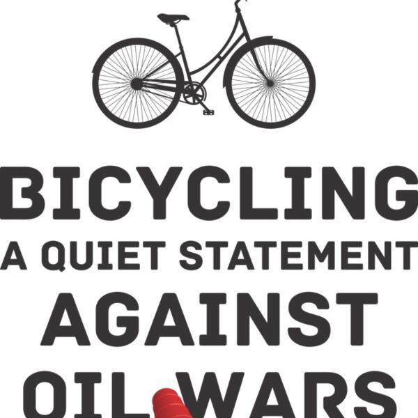 Bicycling a quiet statement against oil wars Thumbnail